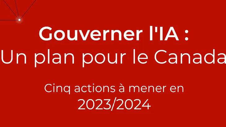 GSIA Canada, livre blanc, politique d’IA